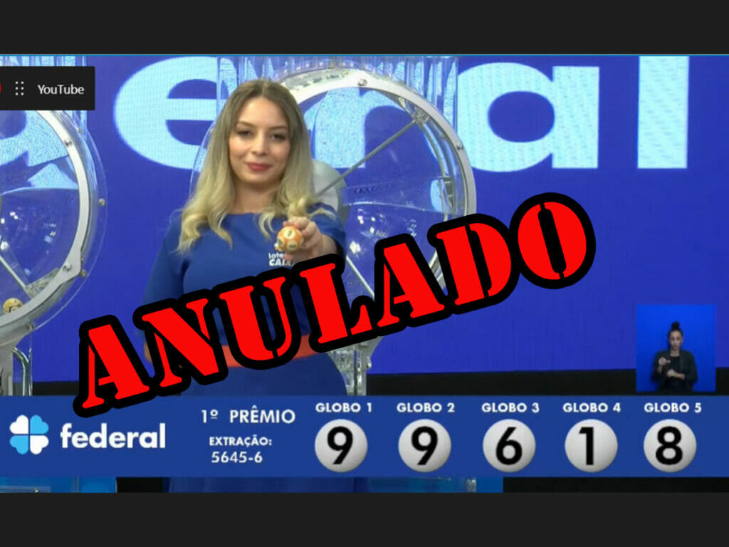 ANULADO LOTERIA FEDERAL