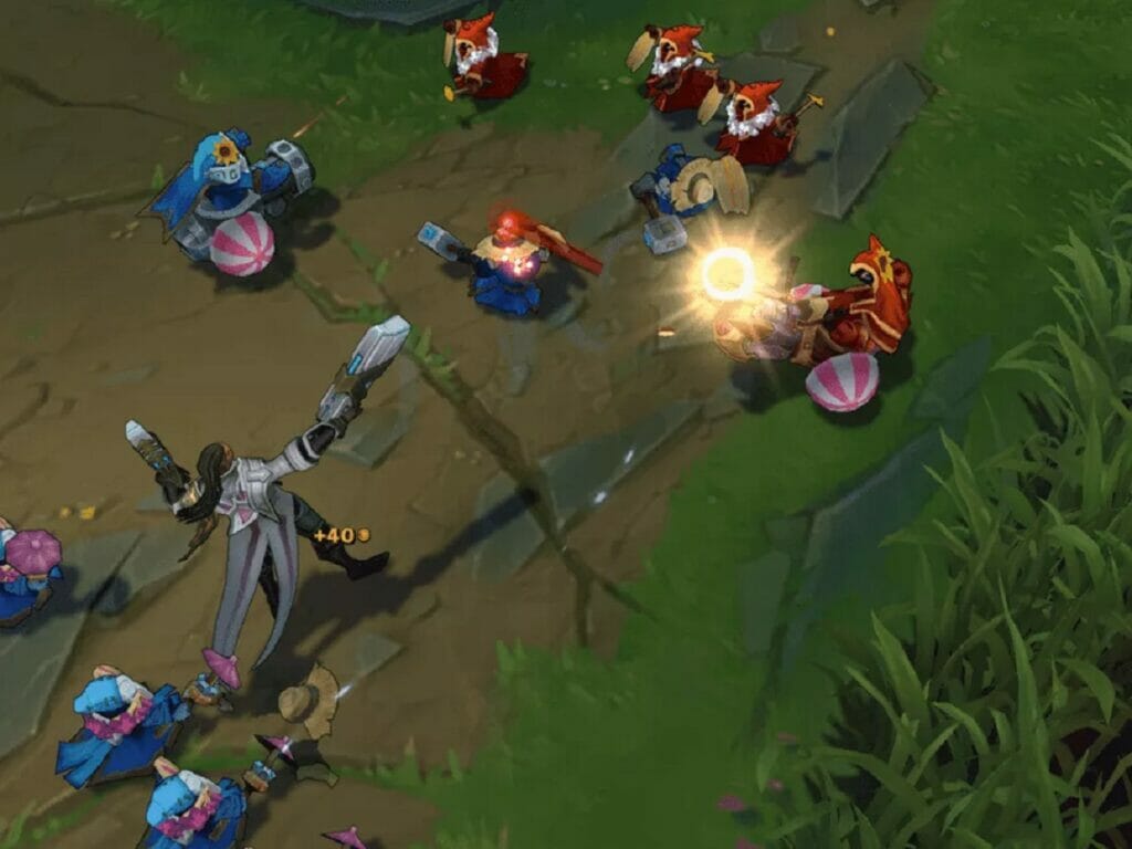 Farmando no LoL