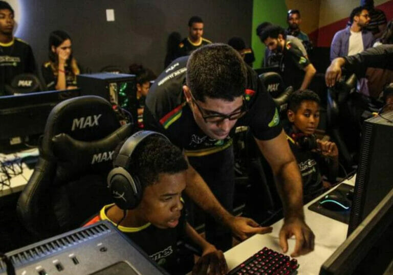 imagem de aula do projeto AfroGames
