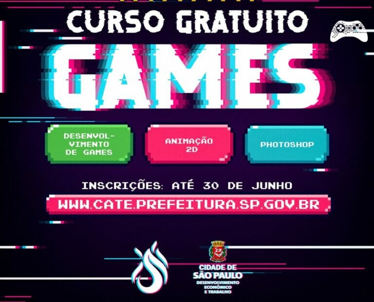 SAGA Curso gratuito de jogos