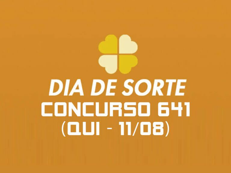 Confira os números da DIA DE SORTE 641 nesta quinta (11) e boa sorte!