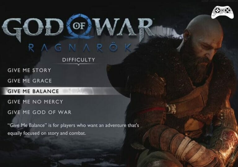 God of War Ragnarok dificuldades