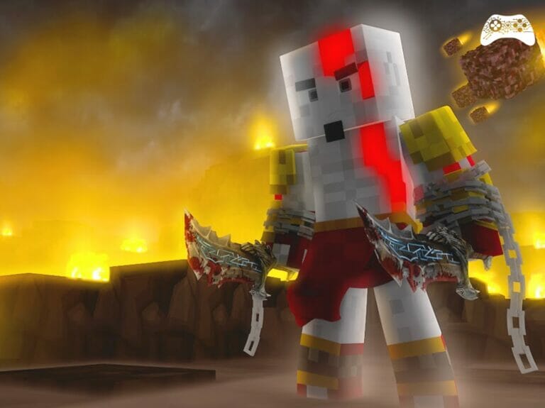 Minecraft God of War