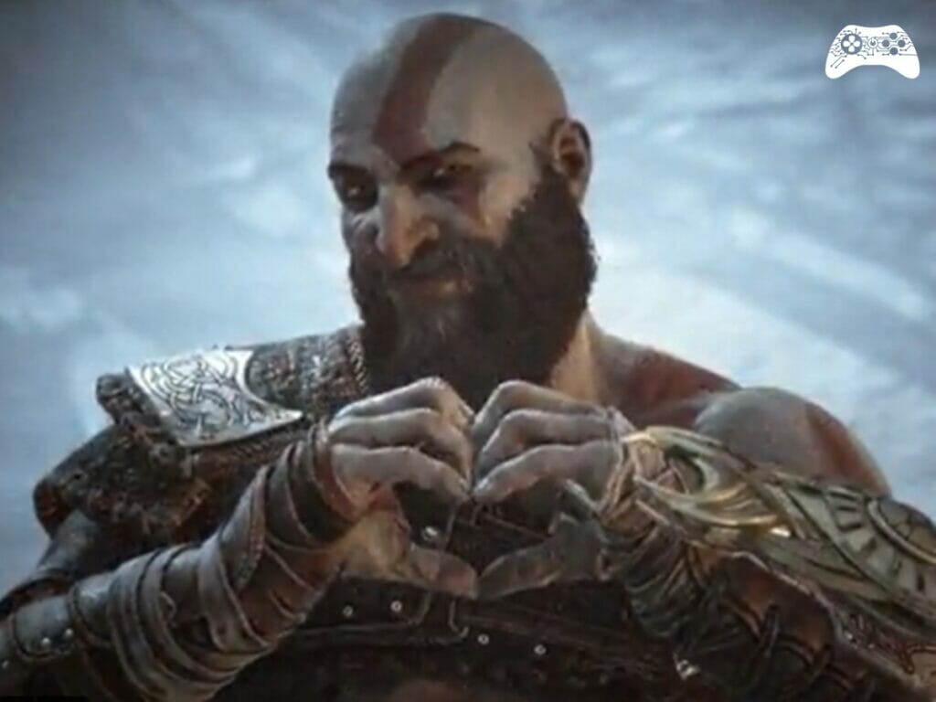 God of War Ragnarok Kratos coração
