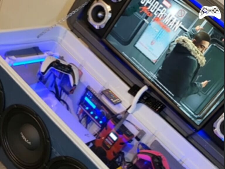 PS5 Setup sobre rodas