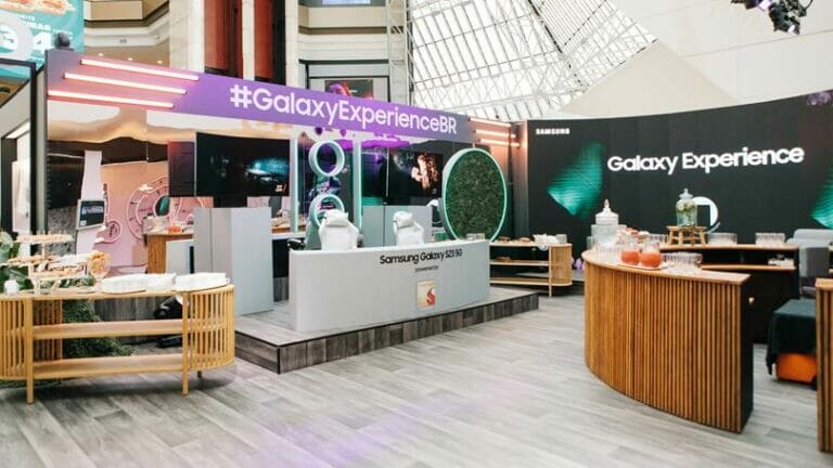 Galaxy Experience, em São Paulo. (Imagem: Divulgação)