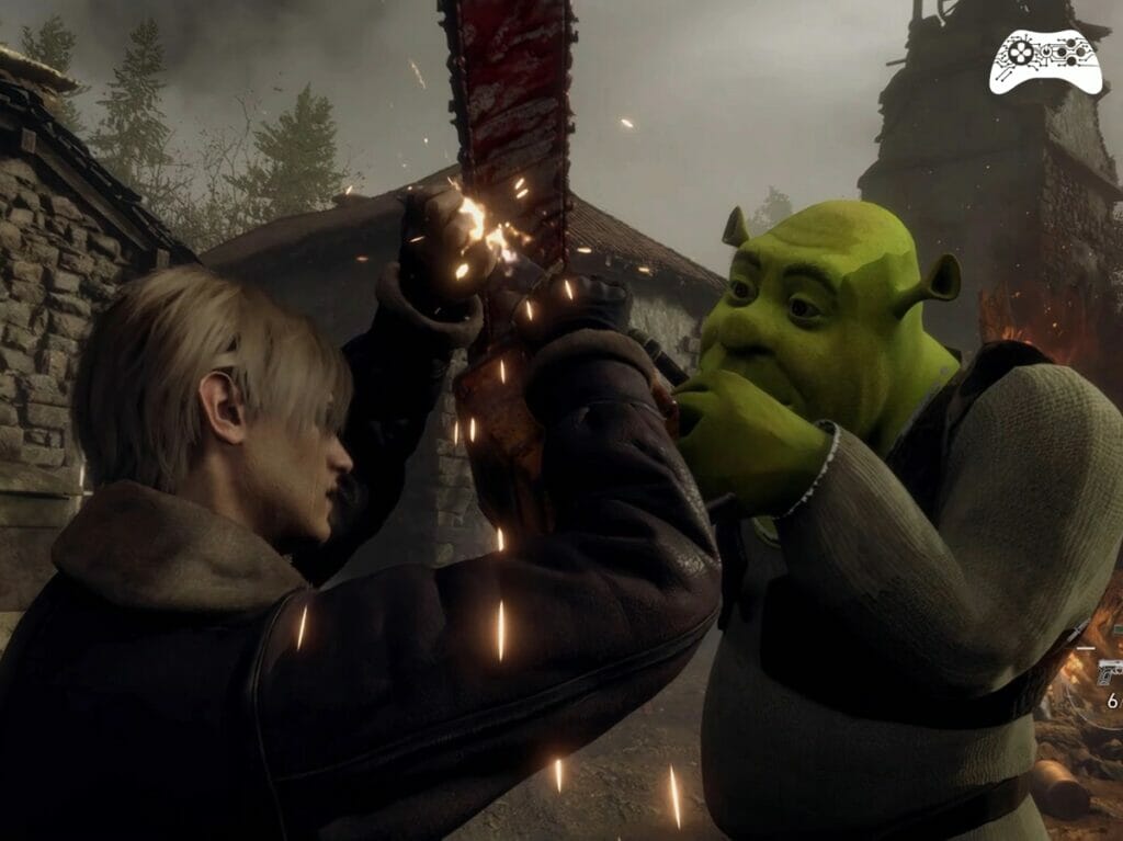 Resident Evil 4 mod Shrek