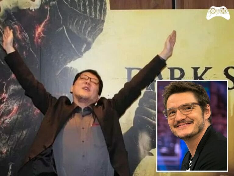 Pedro Pascal and Hidetaka Miyazaki
